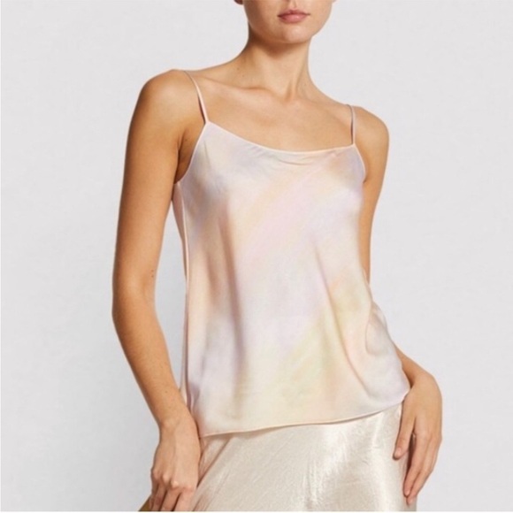 Vince Tank Top Rainbow Wash Camisole Spaghetti Strap M - Picture 1 of 9